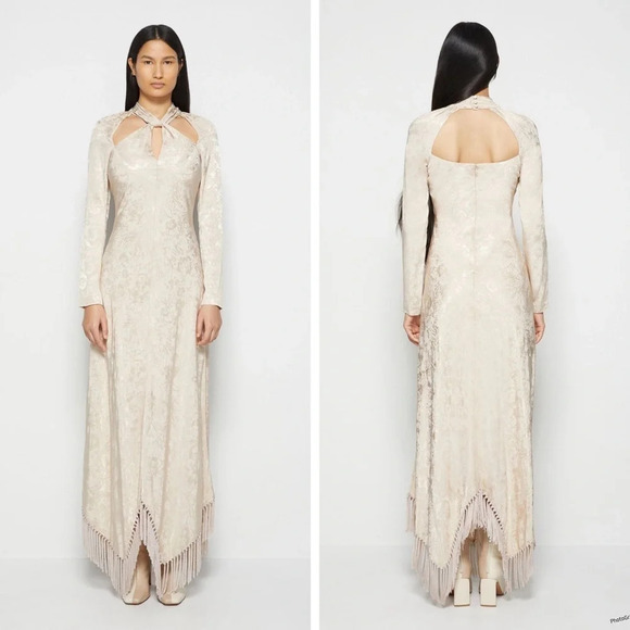 NWT Jonathan Simkhai Madelyn
Fringed Dress - Picture 1 of 16